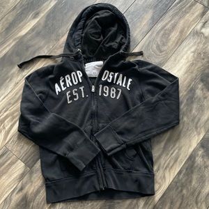 Aeropostale hoodie black